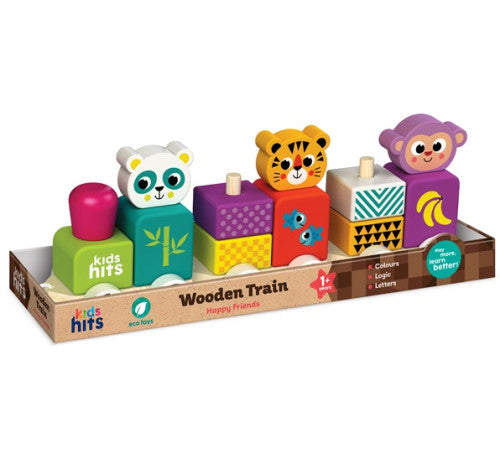 Tren de Madera Happy Friends