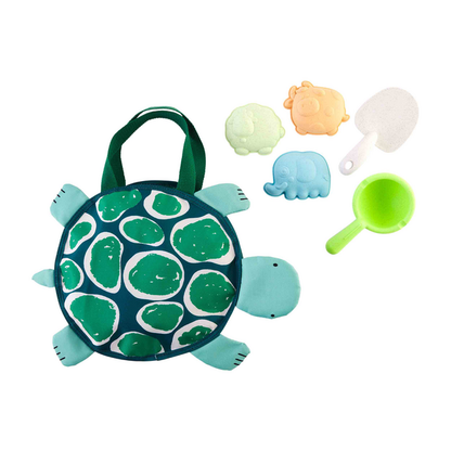 Tote de Playa con Juguetes de Tortuga