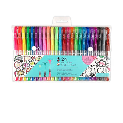 Paquete de 24 Plumas de Gel - Multipack