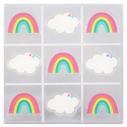 Juego de X - 0 Arcoiris y Nubes