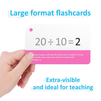 Tarjetas de Matemáticas - Divisiones