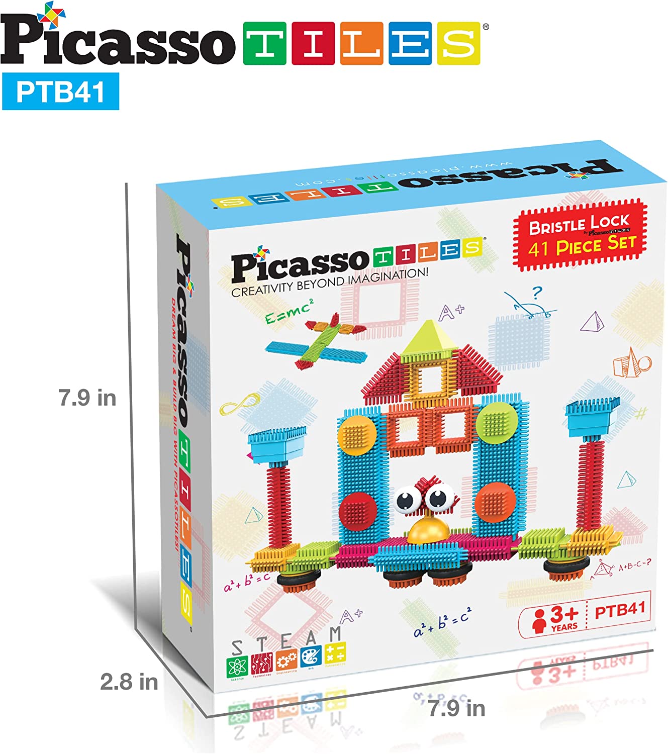 Set de 41 Piezas - Bristle Block Set - con ojos