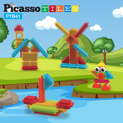 Set de 41 Piezas - Bristle Block Set - con ojos