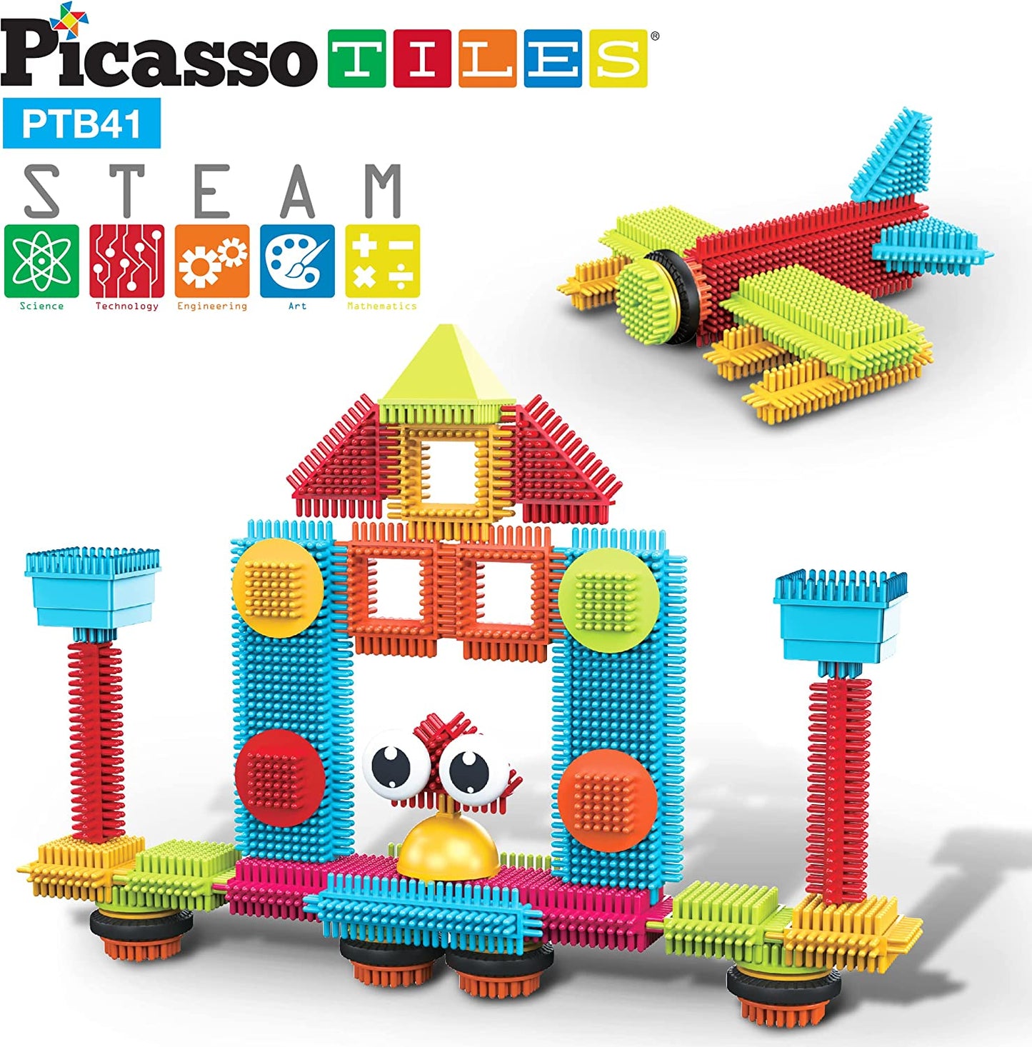 Set de 41 Piezas - Bristle Block Set - con ojos