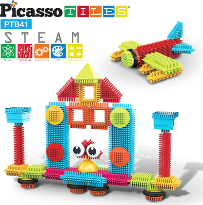 Set de 41 Piezas - Bristle Block Set - con ojos