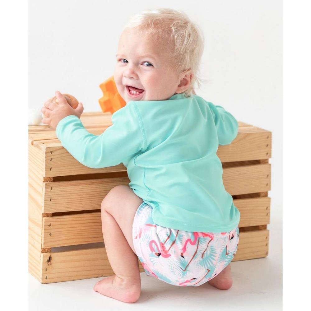 Vestido de Baño Niño Shorties Flamingos / Vibrant Flamingo