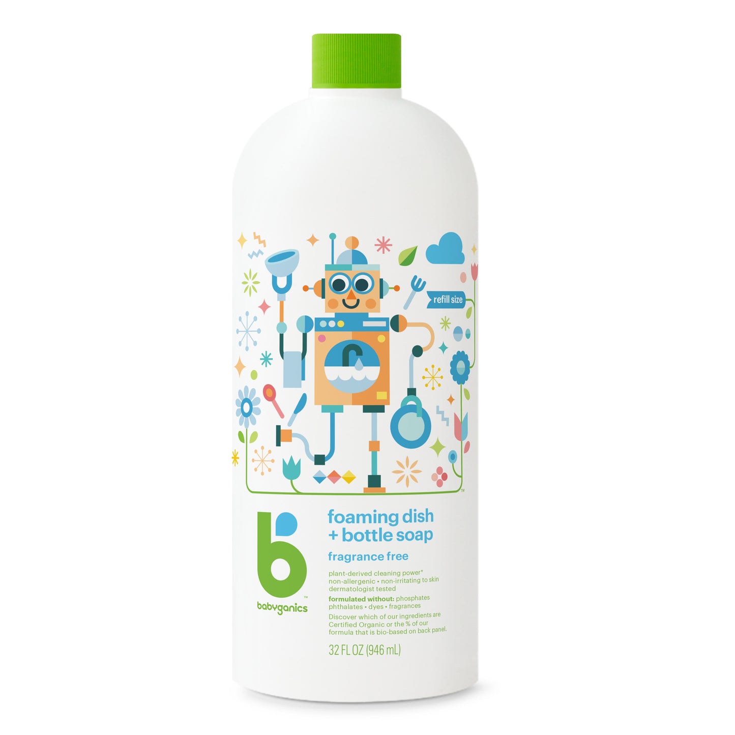 Jabón Para Lavar Mamaderas Refill - 32 onzas