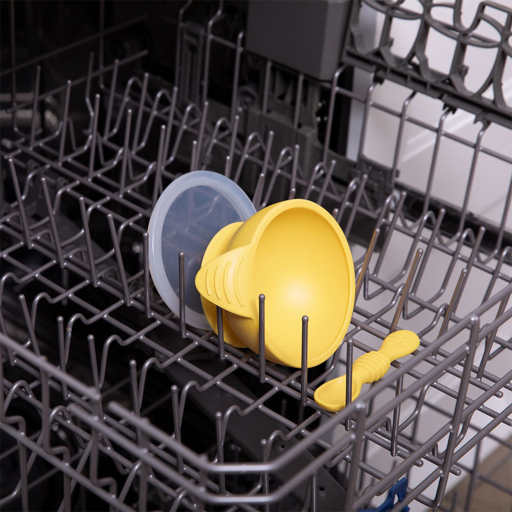 Set Bowl c/ Succión y Cuchara - Distintos Colores