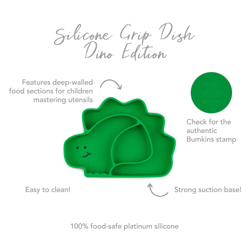 Plato de Silicona con Divisiones y Succión - Animales