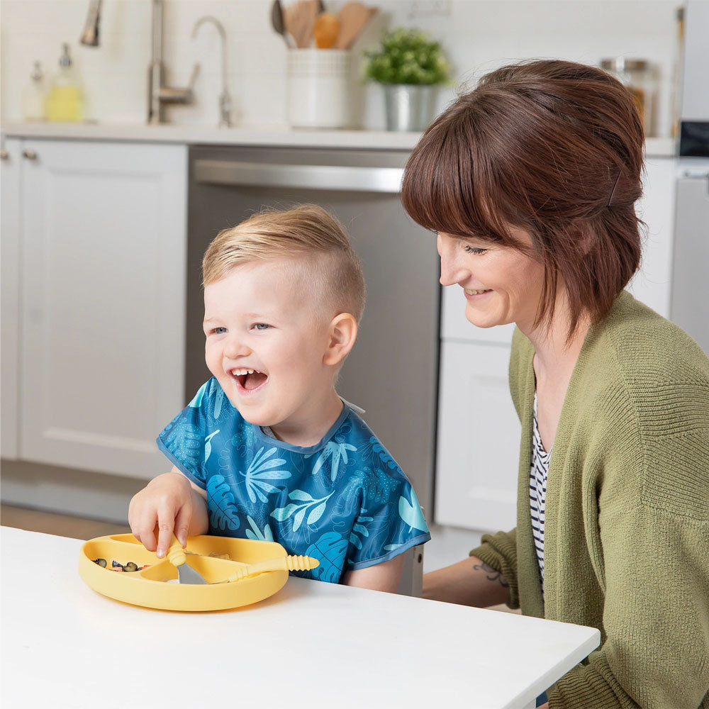 Plato de Silicona con Divisiones y Succión - Distintos Colores