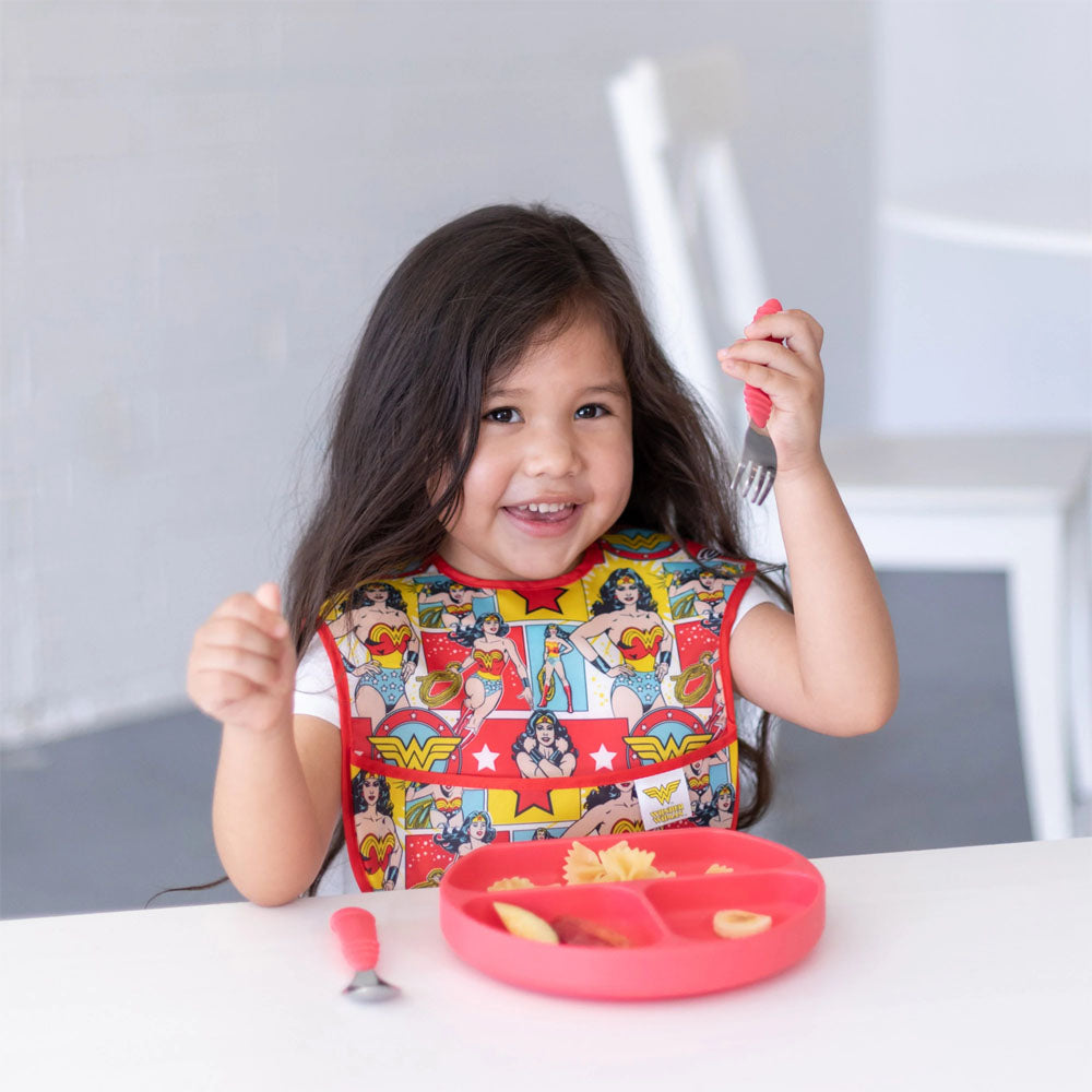 Plato de Silicona con Divisiones y Succión - Distintos Colores