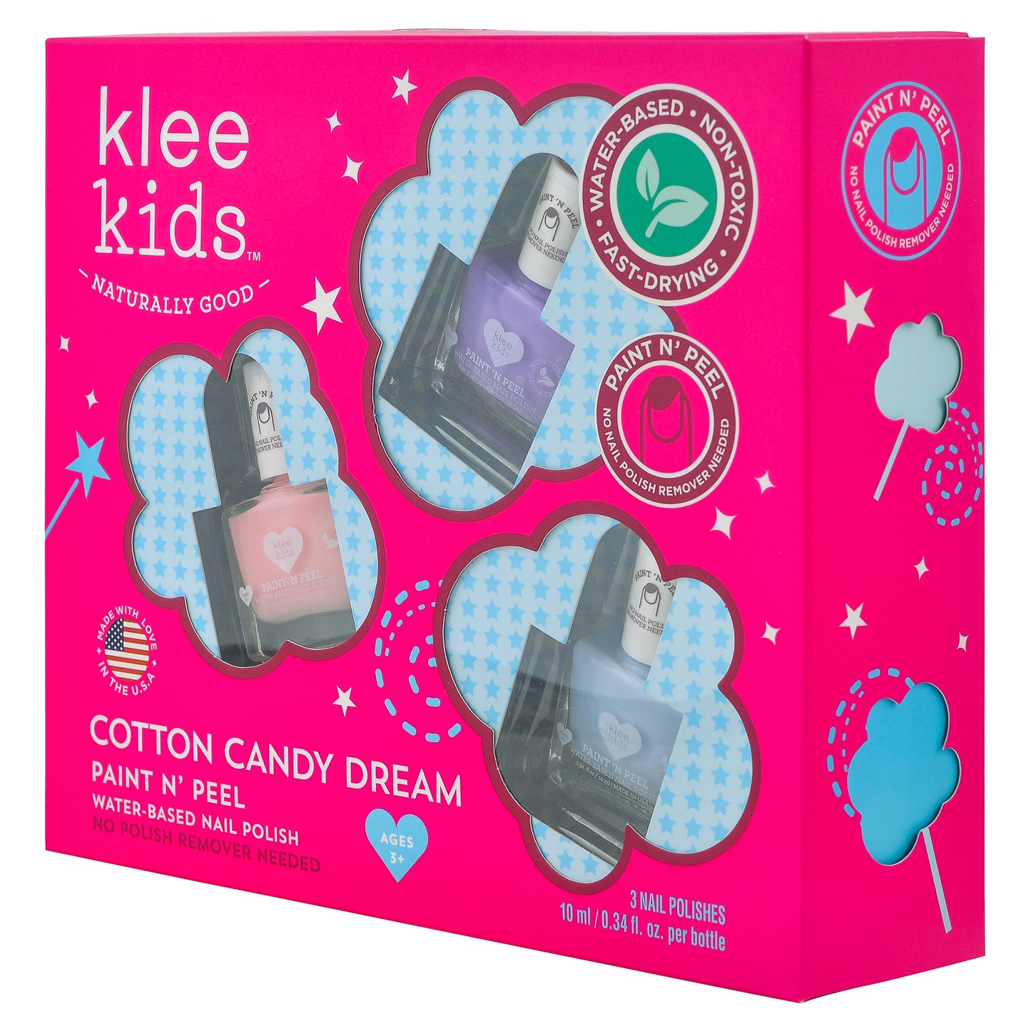 Pinta Uñas en Sets de 3 (Peelable)