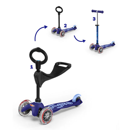 Scooter 3 Ruedas Mini 3 en 1 Deluxe