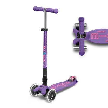 Scooter 3 Ruedas Maxi Deluxe Doblable con Luces LED