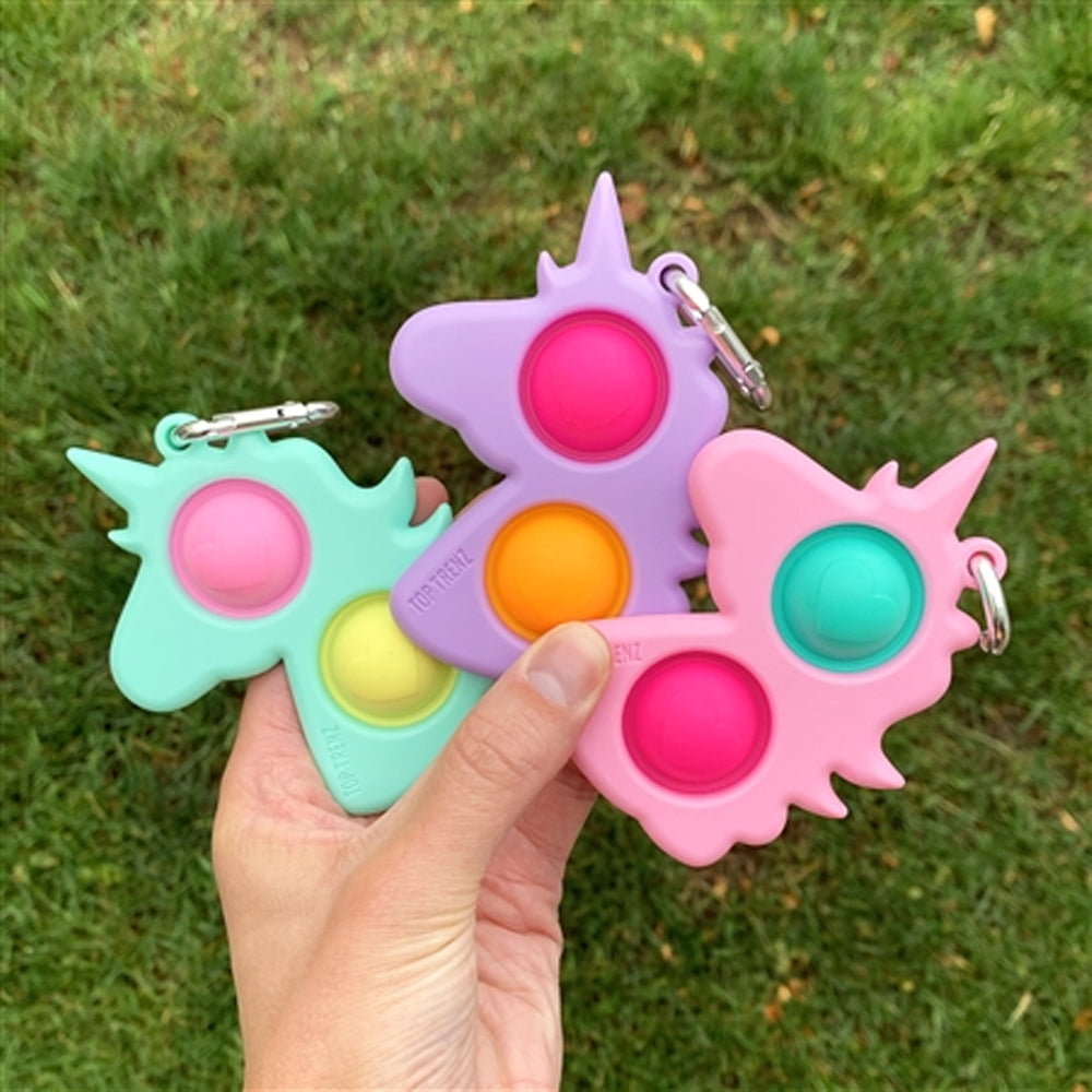 Llavero Pop Fidget de Unicornio