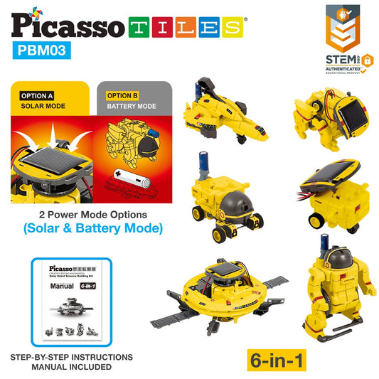 Ciencia y Construcción - Robot Solar UFO 6 en 1