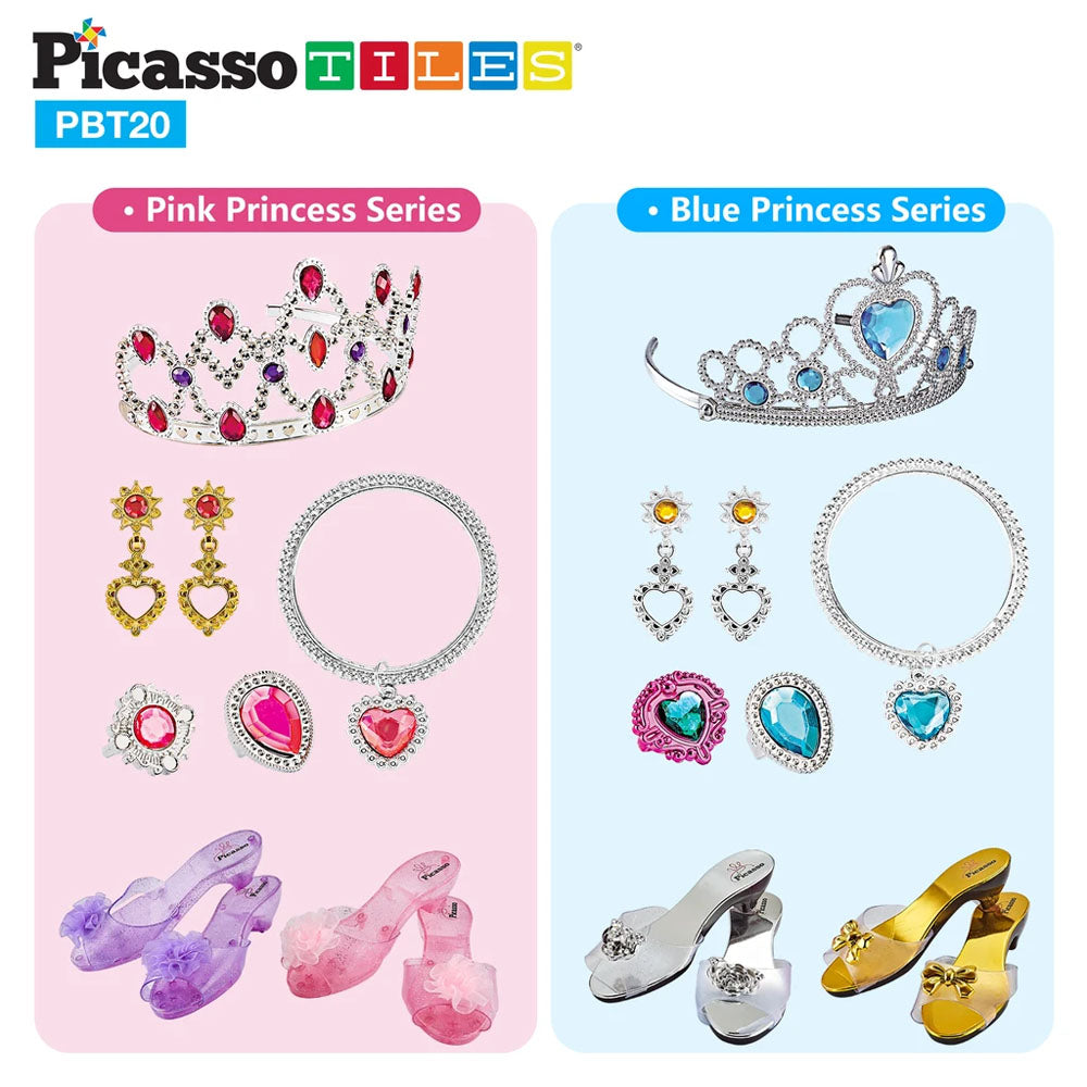 Set de 20 Piezas de Vestirse y Disfrazarse de Princesa
