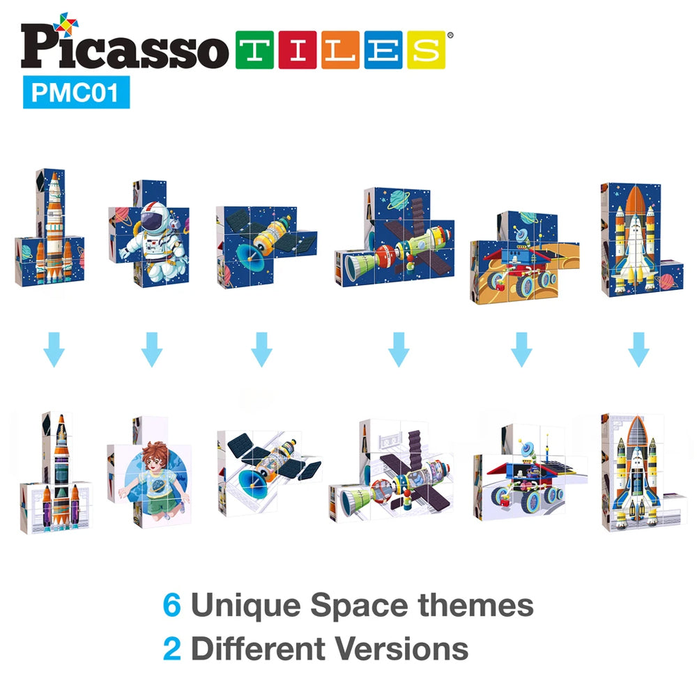 Rompecabeza Magnético - 63 Piezas Espacio