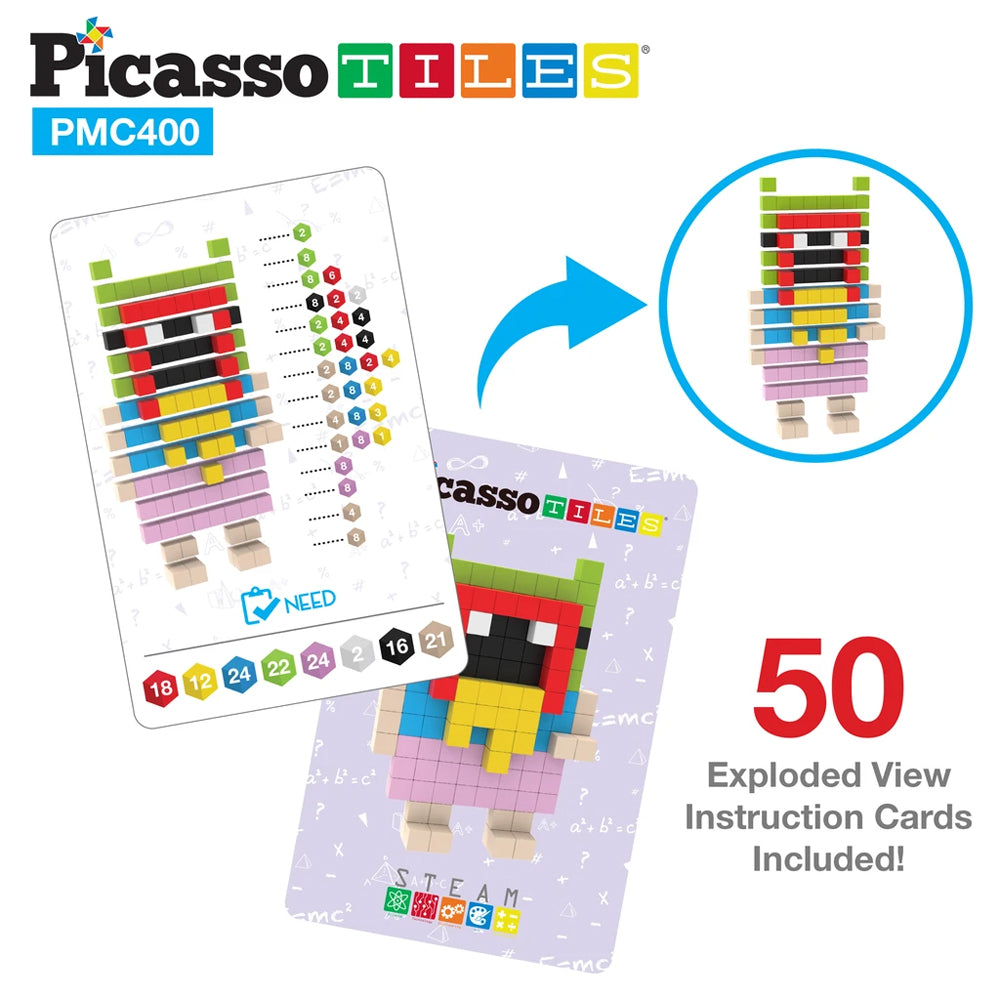 Cubitos Magnéticos - 400 Piezas chicas