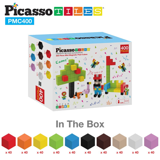 Cubitos Magnéticos - 400 Piezas chicas