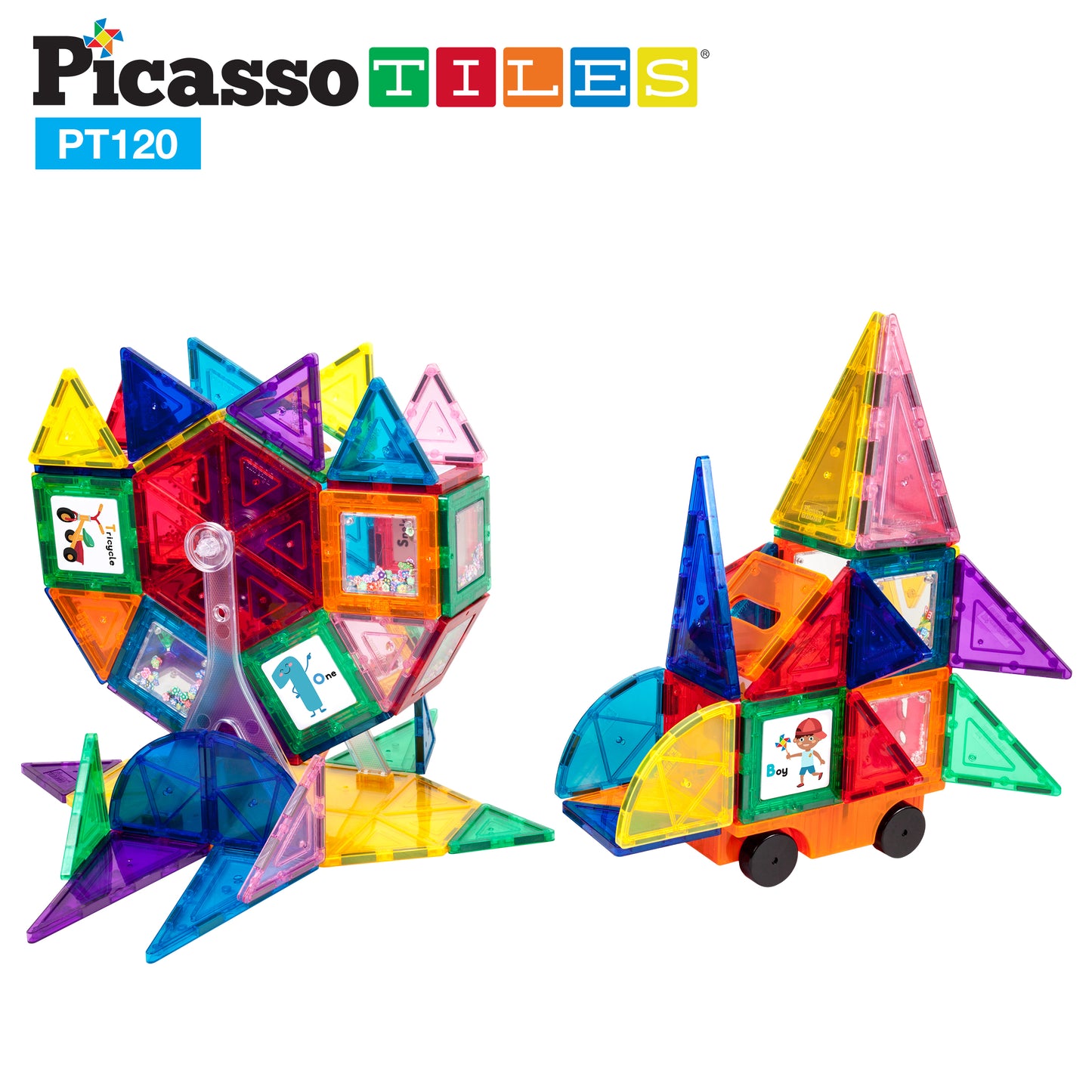 Bloques Magnéticos - Set de 120 Piezas