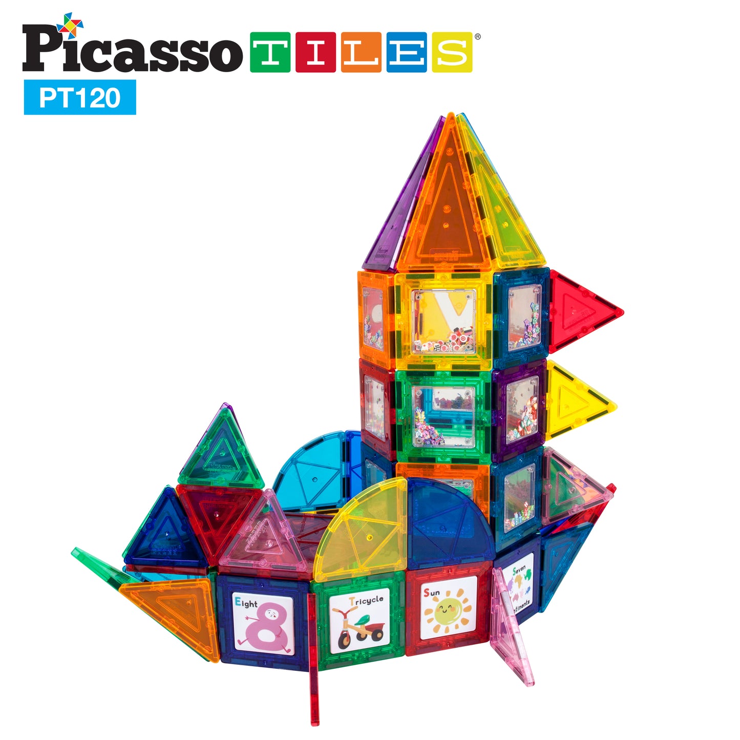 Bloques Magnéticos - Set de 120 Piezas