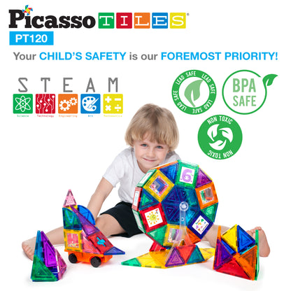 Bloques Magnéticos - Set de 120 Piezas