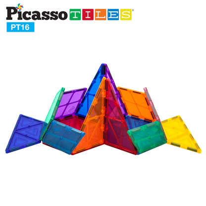 Bloques Magnéticos - Set de 16 Piezas Geométricas