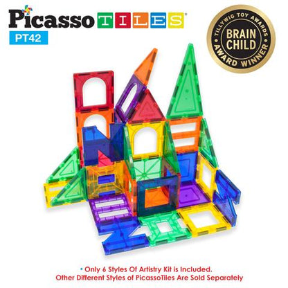 Bloques Magnéticos - Set de 42 Piezas