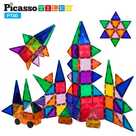 Bloques Magnéticos - Set de 80 Piezas