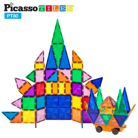 Bloques Magnéticos - Set de 80 Piezas