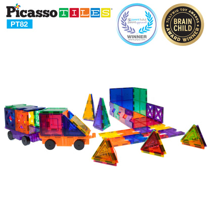 Bloques Magnéticos - Set de 82 Piezas de Creatividad