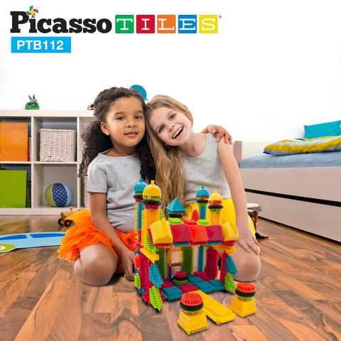 Bristle Blocks - Set de 112 Piezas Colores Básicos