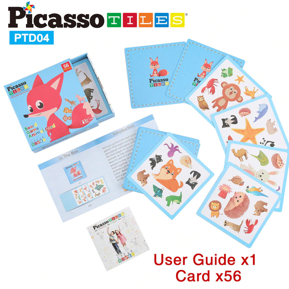 Set de 56 Piezas - Juego de Animales