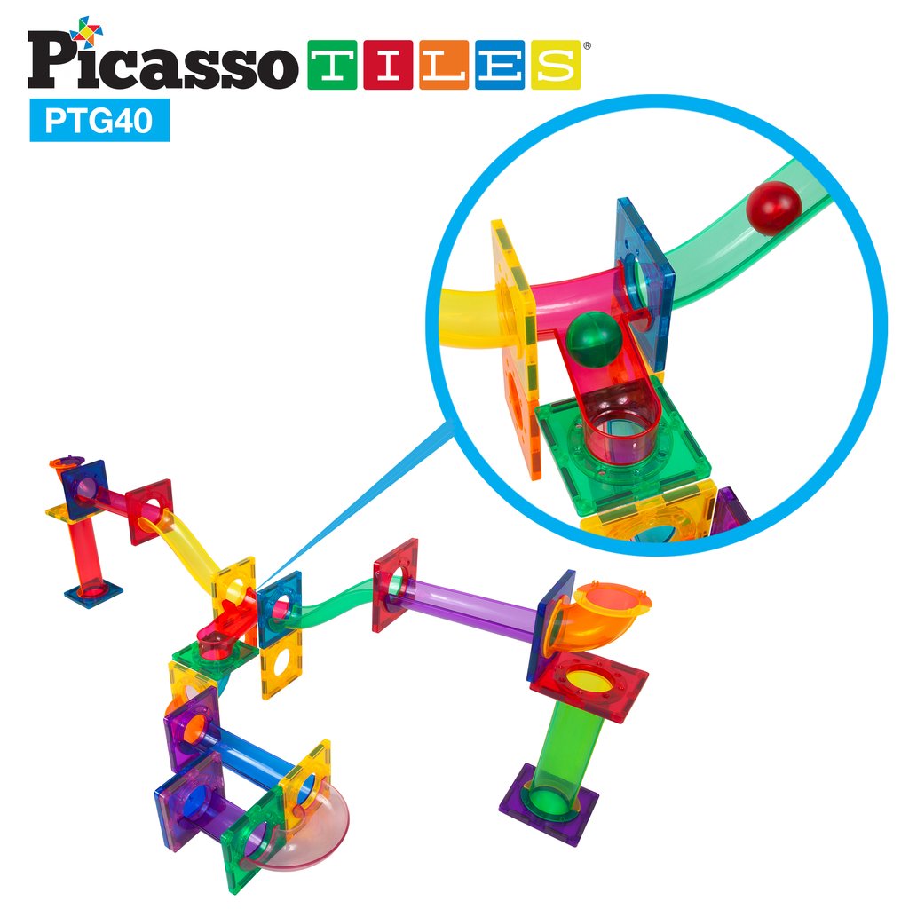 Marble Run Magnético - Set de 40 Piezas