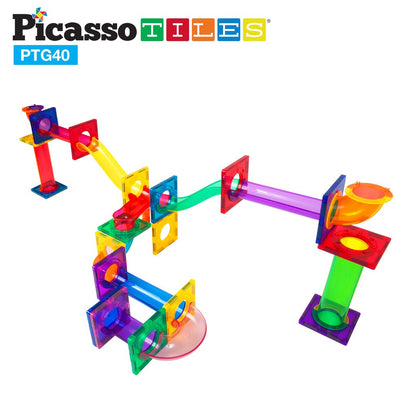Marble Run Magnético - Set de 40 Piezas