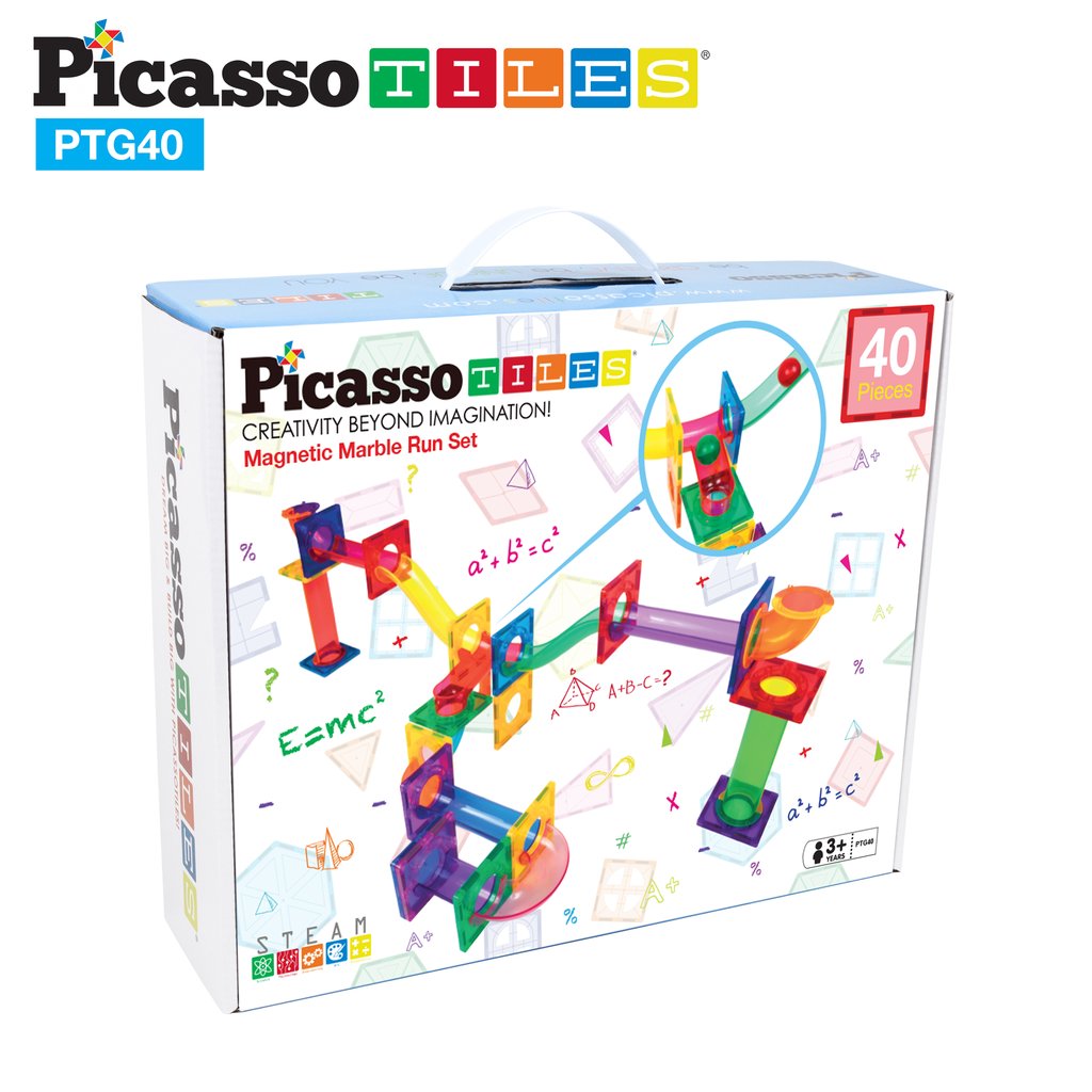 Marble Run Magnético - Set de 40 Piezas