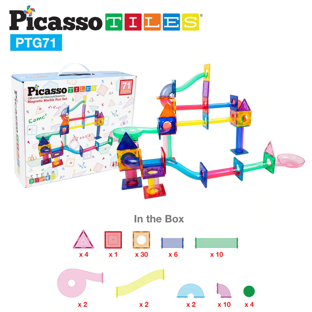 Marble Run Magnético - Set de 71 Piezas