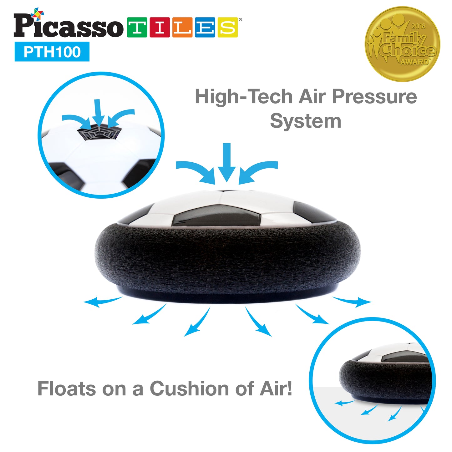 Disco de Soccer de Aire (Hover Ball)
