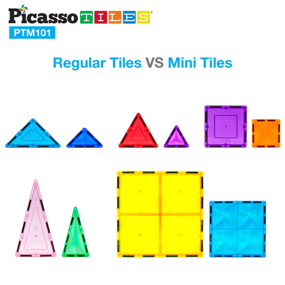 Set de Mini Diamantes - 101 Piezas Bloques Magnéticos
