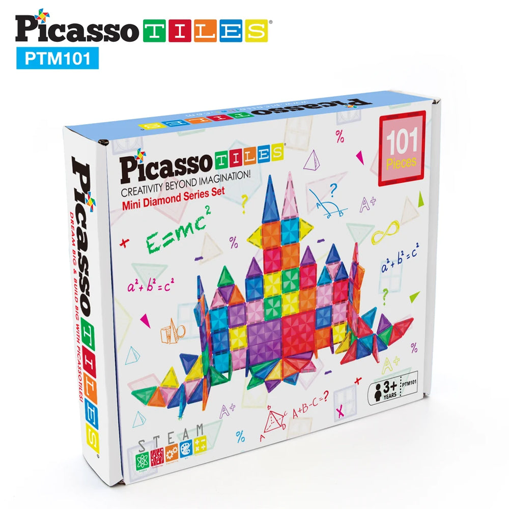 Set de Mini Diamantes - 101 Piezas Bloques Magnéticos