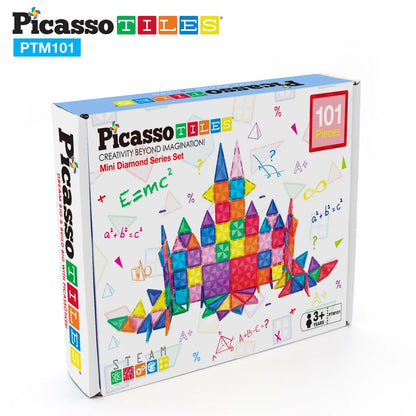 Set de Mini Diamantes - 101 Piezas Bloques Magnéticos