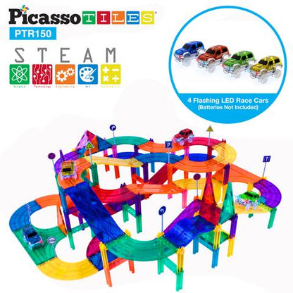 Pista de Carros Magnética - Set de 150 Piezas