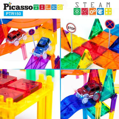 Pista de Carros Magnética - Set de 150 Piezas