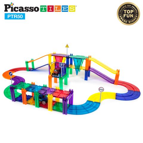 Pista de Carros Magnética - Set de 50 Piezas