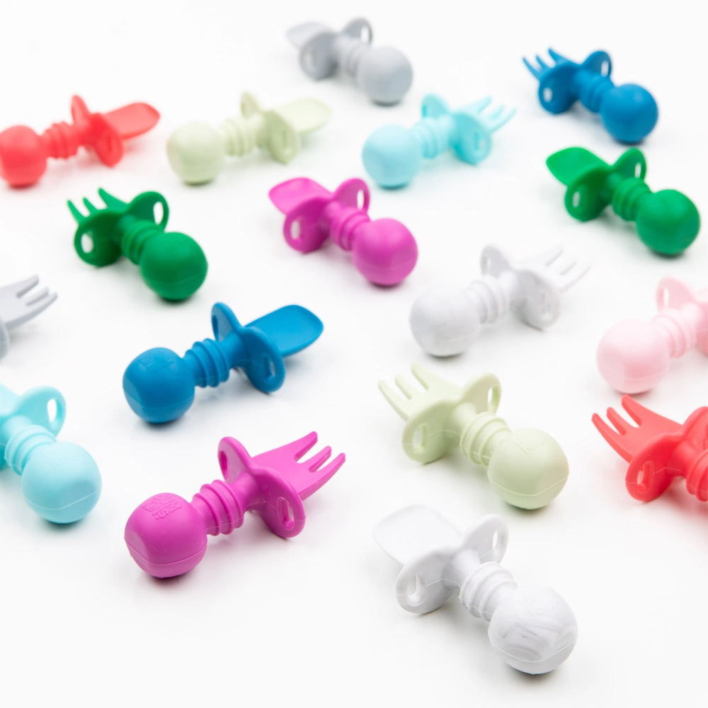 Chewtensils® - Tenedor y Cuchara para Bebés