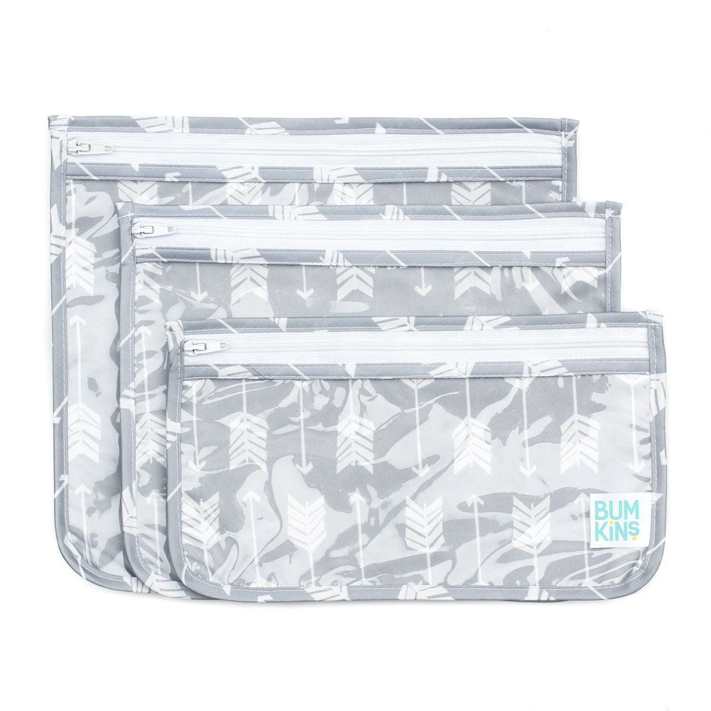 Pack de 3 Bolsas Transparentes