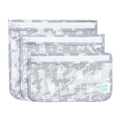 Pack de 3 Bolsas Transparentes
