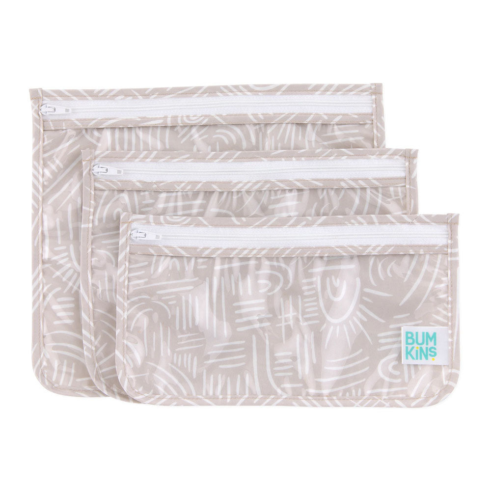 Pack de 3 Bolsas Transparentes