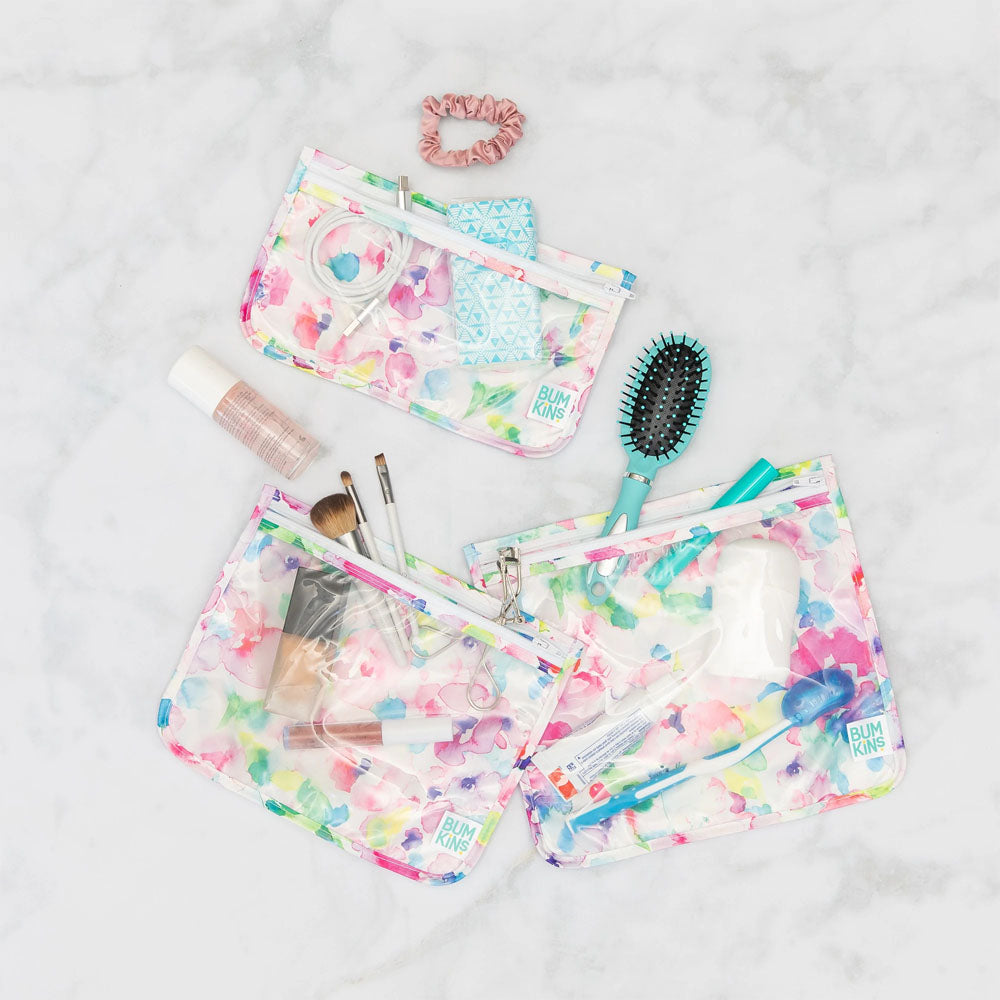 Pack de 3 Bolsas Transparentes